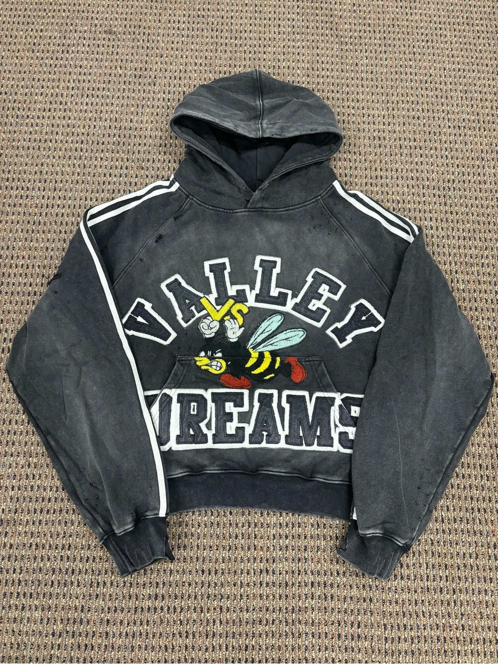 Vale Forever Anthem Pullover Hoodie Black/Mono Size Medium